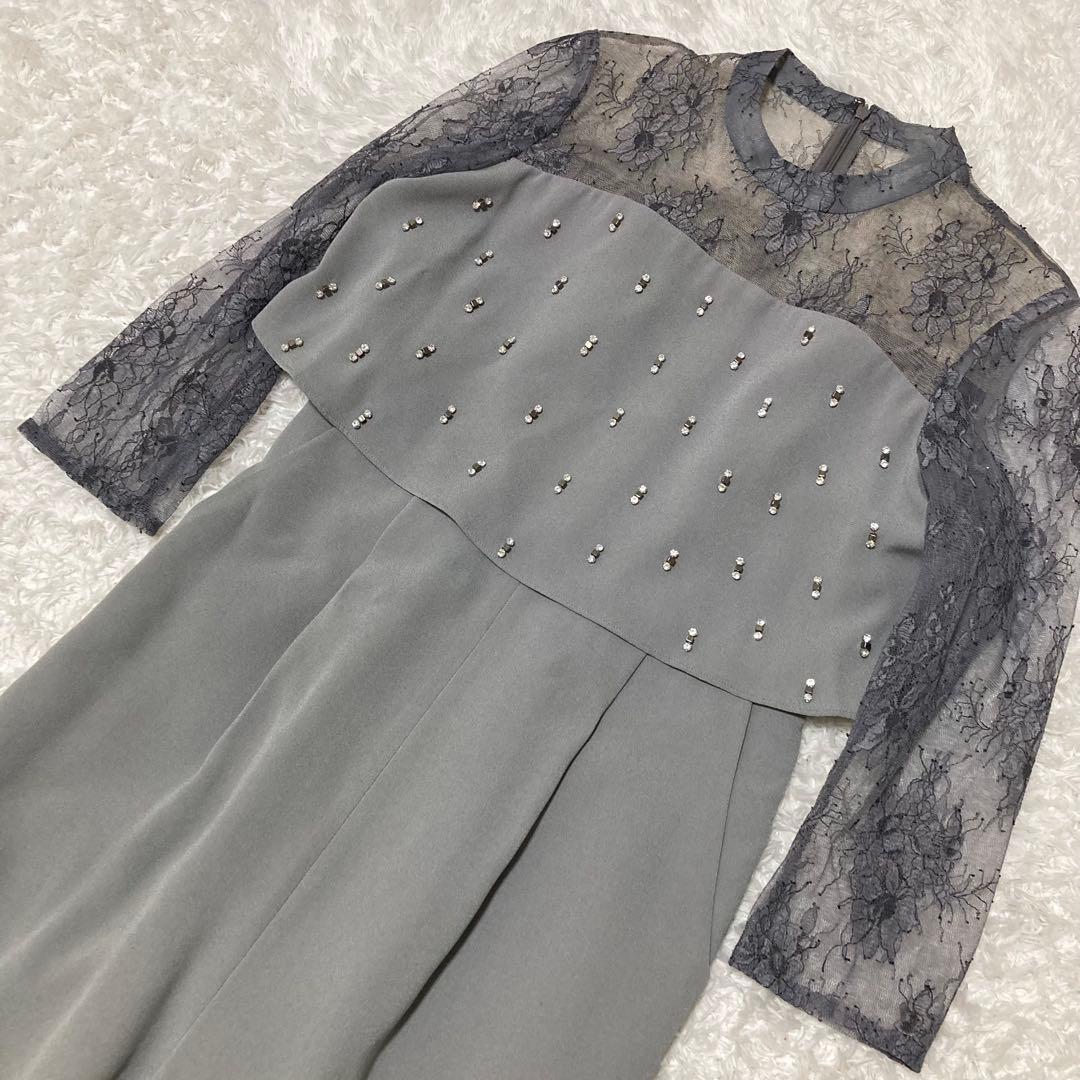 完売品♡ グレースコンチネンタル 刺繍ワイドサロペット オールインワン 36