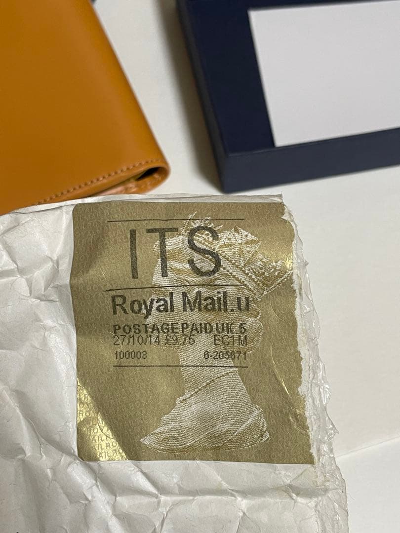 ETTINGER　エッティンガー 二つ折り財布＋小銭入れ タン&イエロー メンズ