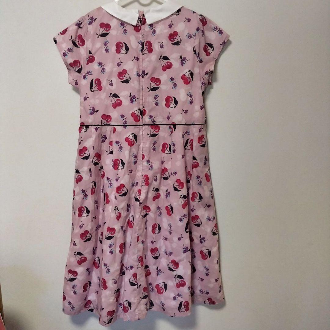 【新品】ANNA SUI mini Cherry 総柄 ワンピース 150