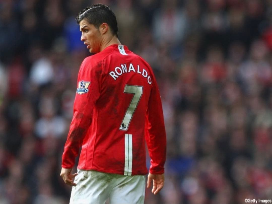 マンチェスターユナイテッド08/09 ロナウド　ユニフォーム　長袖　レアル