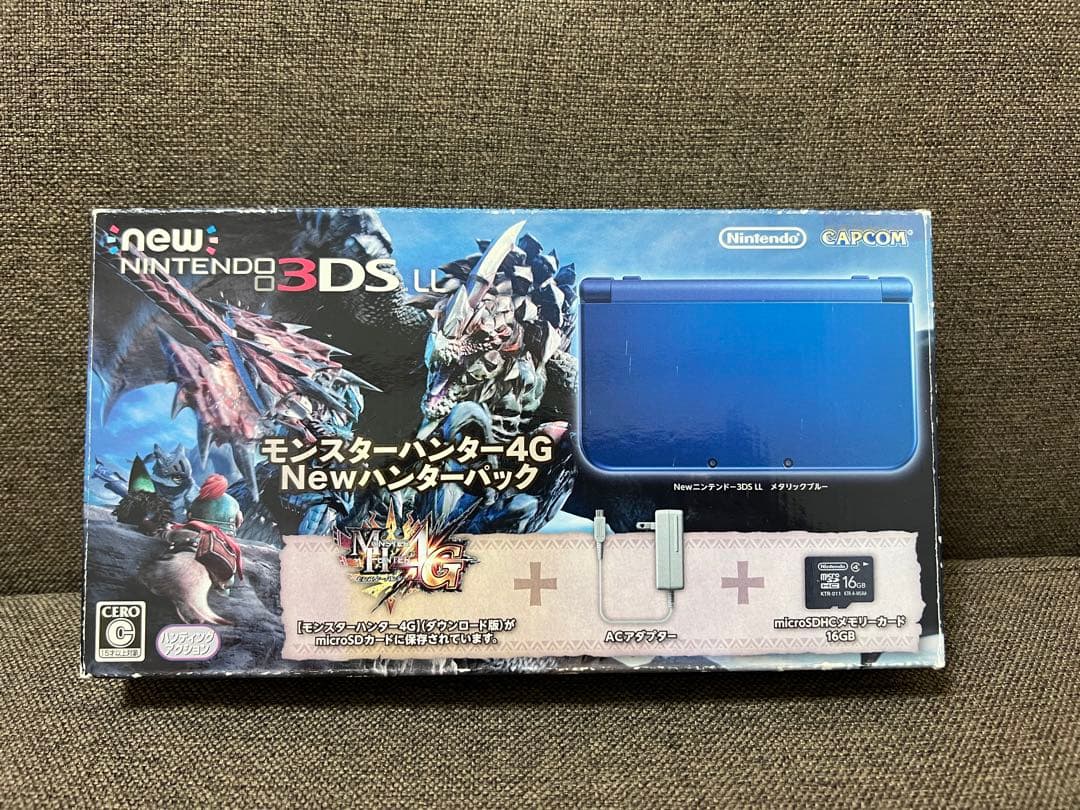 New ニンテンドー3DS LL モンスターハンター4G Newハンターパック