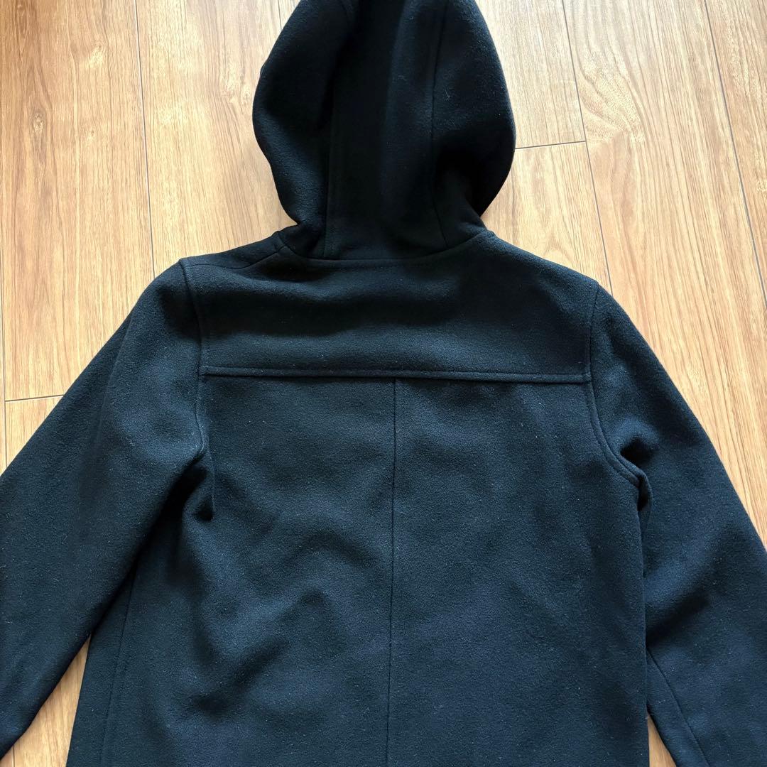 希少　クレージュ21 スタジャン ウール100% フードジャケット　ロングコート