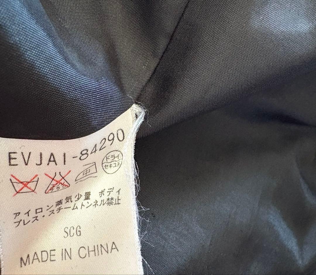 希少　クレージュ21 スタジャン ウール100% フードジャケット　ロングコート