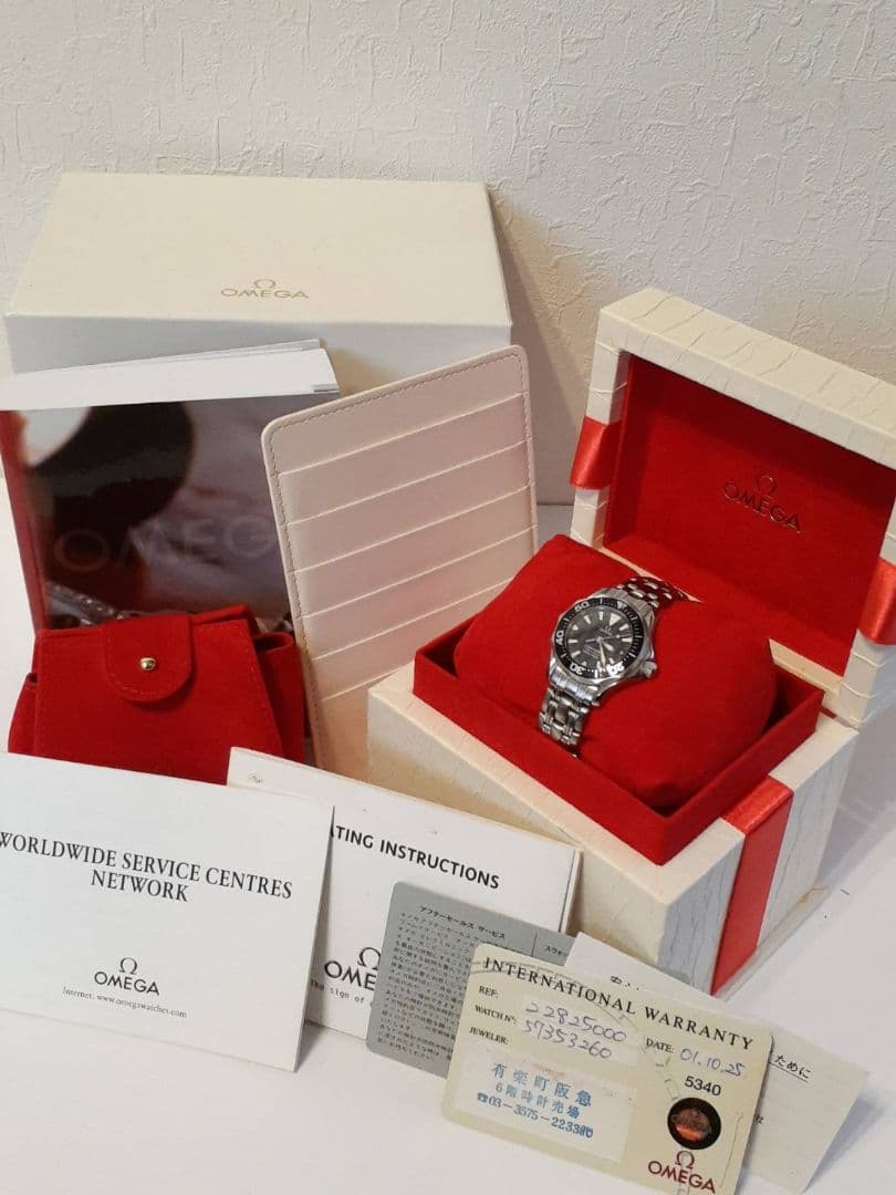 美品　オメガ　シーマスター　デイト　300m 2282.50　腕時計