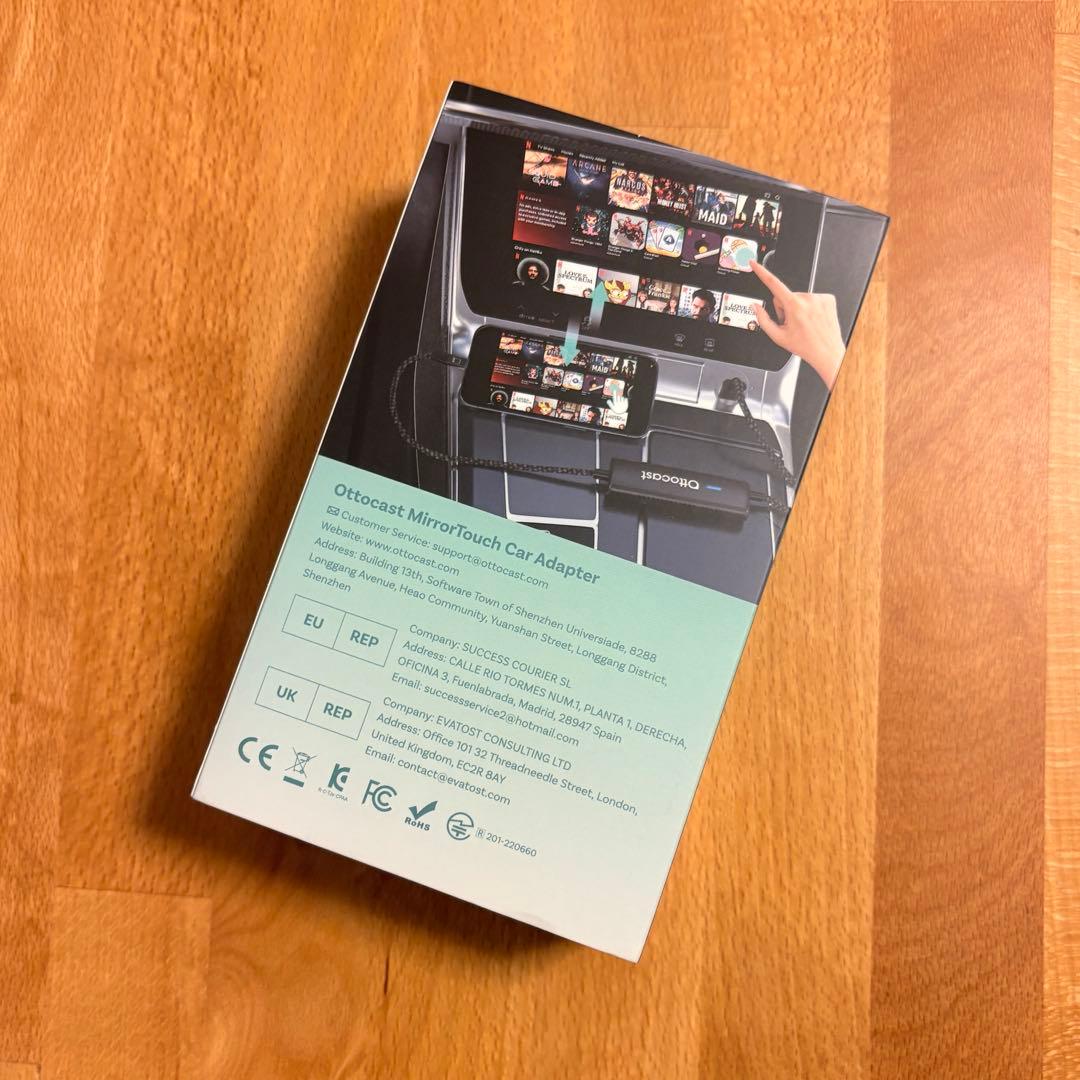 【美品】Ottocast MirrorTouch カーアダプター