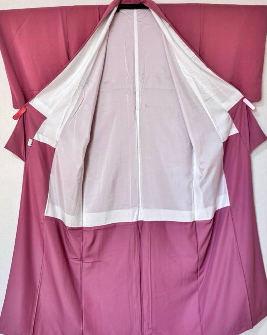 洗える着物　袷　色無地　さんび　東レシルック　156㎝ 2625