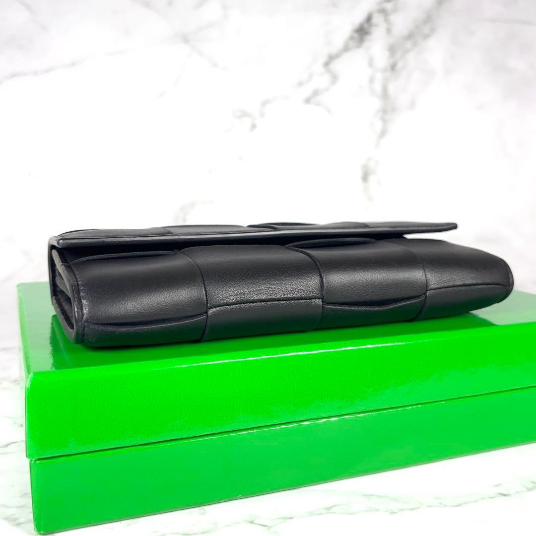 BOTTEGA VENETA 長財布 カセット ラージ フラップウォレット