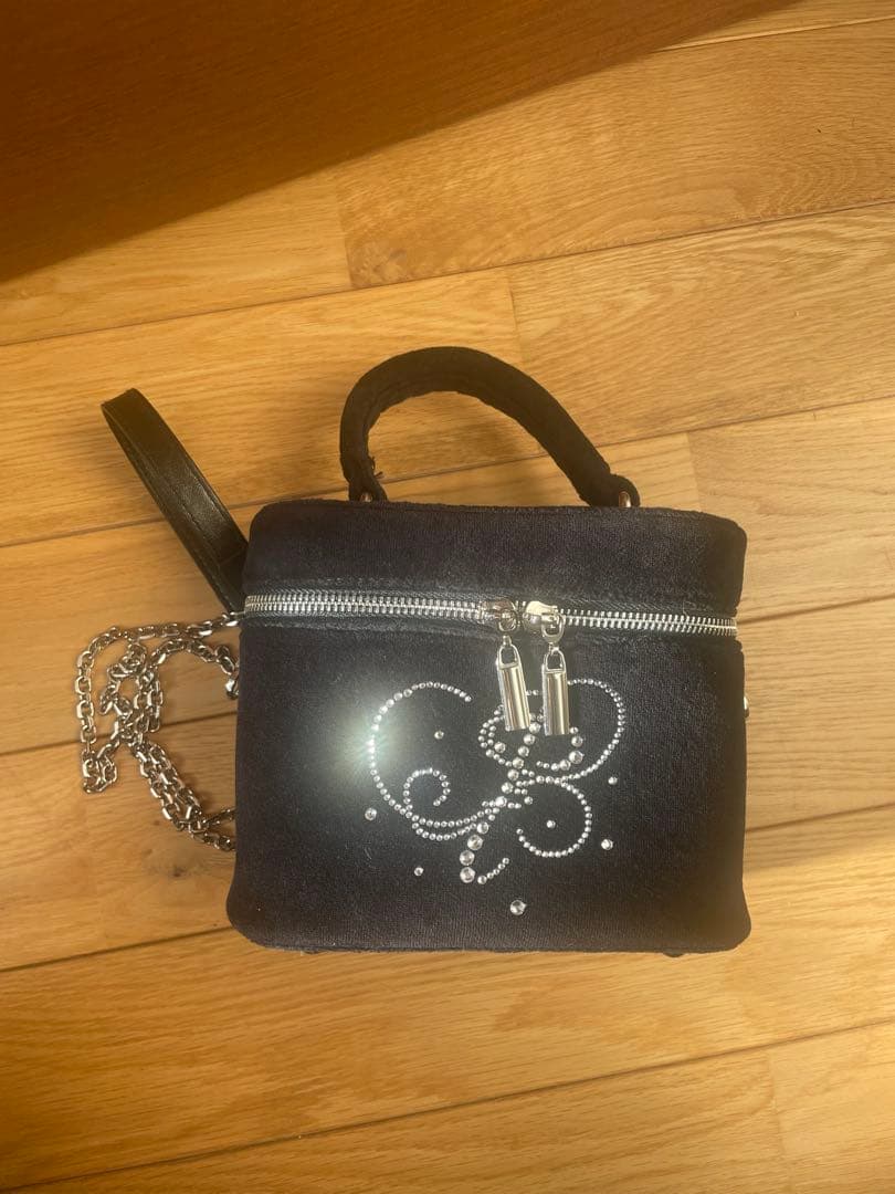 pellicule バニティ ショルダーバッグ 黒