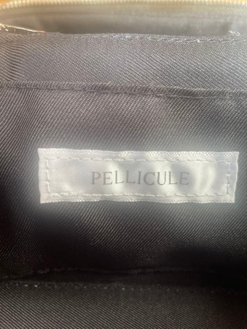 pellicule バニティ ショルダーバッグ 黒
