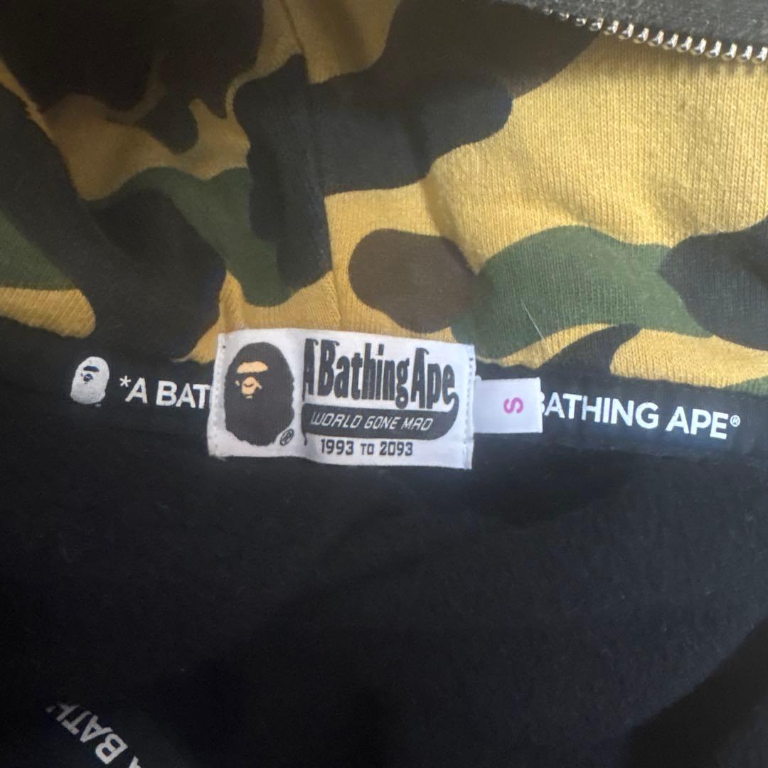 A Bathing Ape シャークフルジップパーカー ダブルフード
