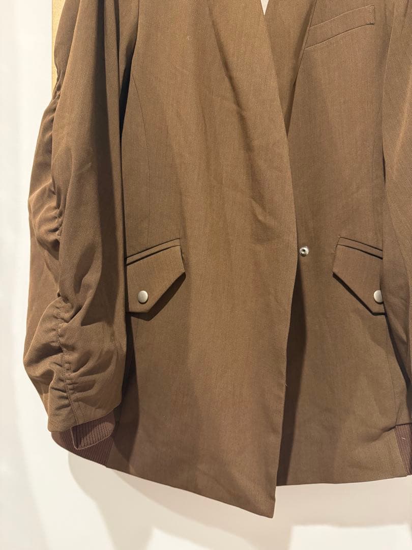 ジャケット・アウター Ameri MILITARY DOCKING COLLARLESS JACKET