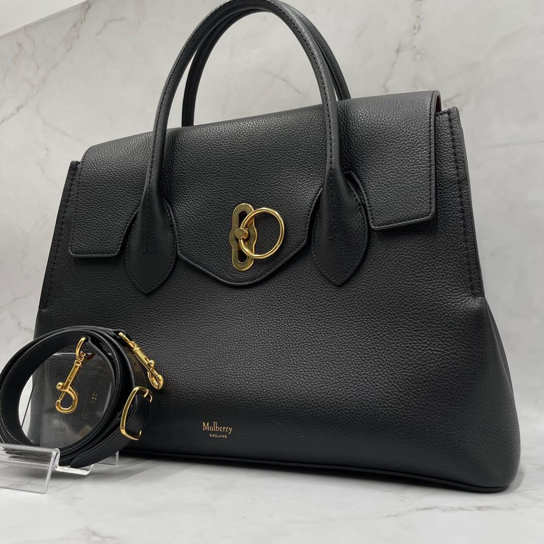 【新品同様】 マルベリー シートン スモールクラシック ハンドバッグ 2way