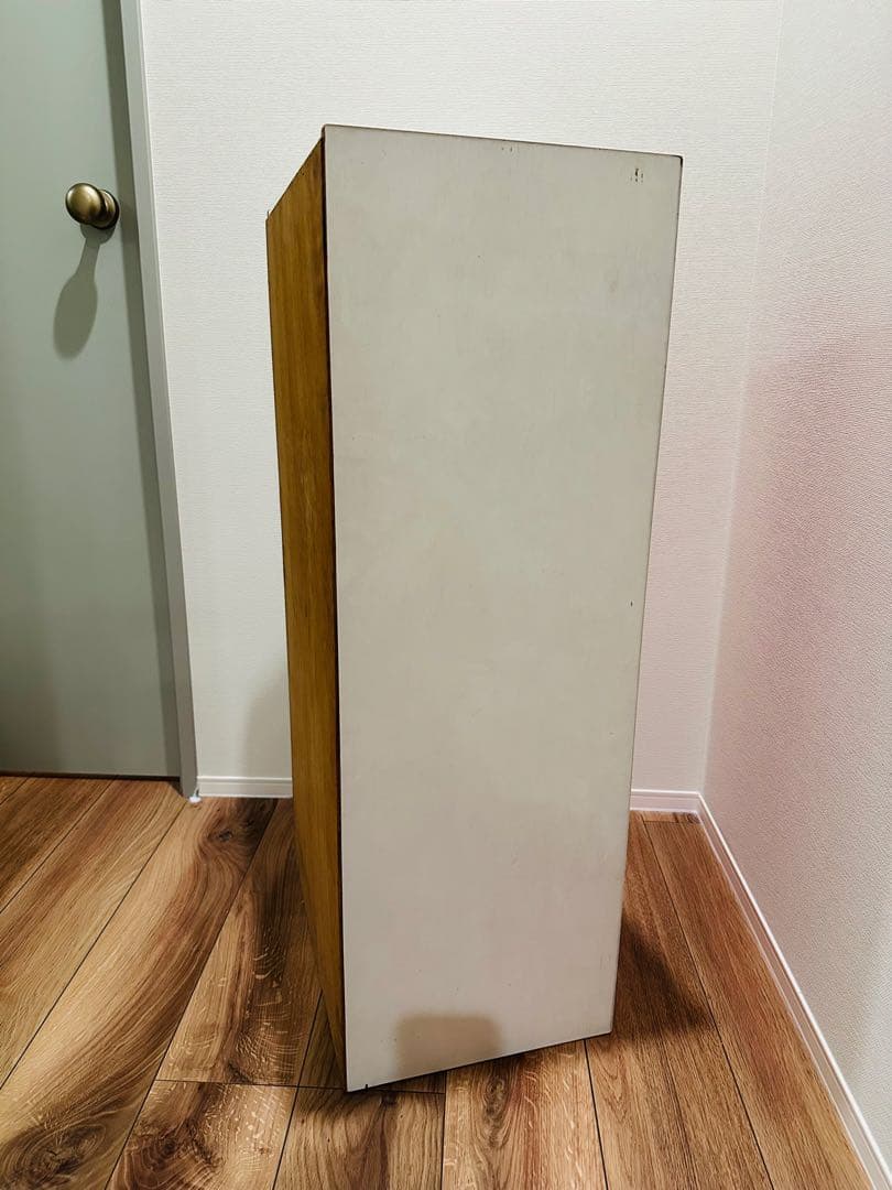 【昭和レトロ】レトロポップチェスト/箪笥/5段引き出し(オレンジ)