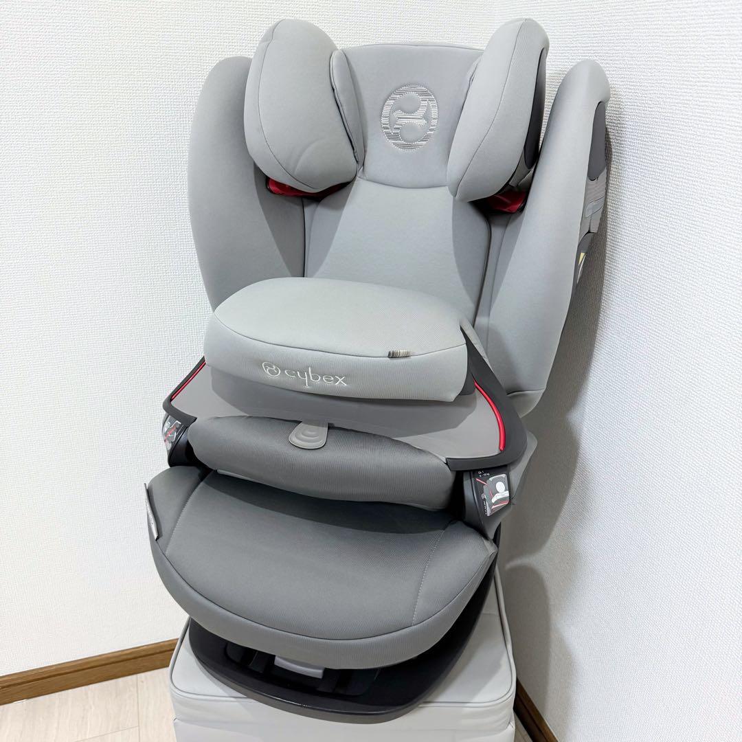 【美品】cybex サイベックス パラスSフィックス マンハッタングレー