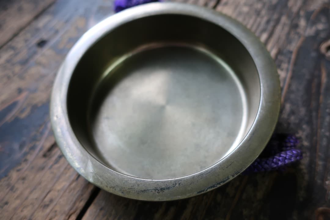 当り鉦 5寸 撞木付き チャンチキ スリ鉦 当り鉦 与助 直径13.5cm