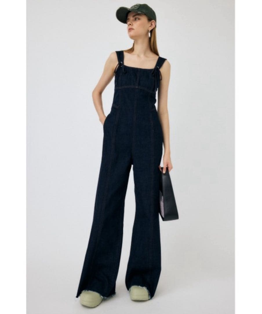 MOUSSY CORSET STRAP DENIM ジャンプスーツ