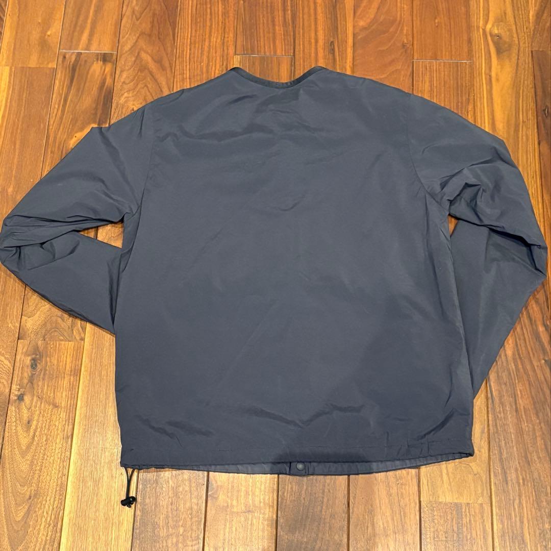 ダントン ナイロンジャケット ノーカラー danton インサレーション 36