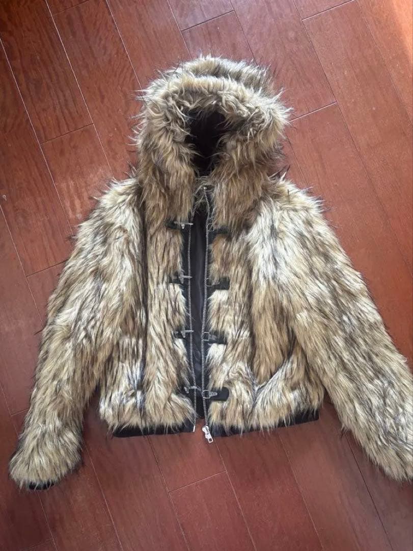 JADED LONDON フェイクファー　フーディ　ジャケット　美品