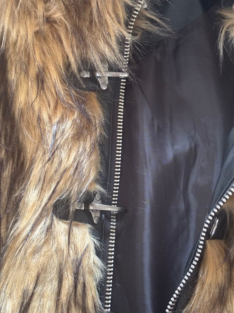 JADED LONDON フェイクファー　フーディ　ジャケット　美品