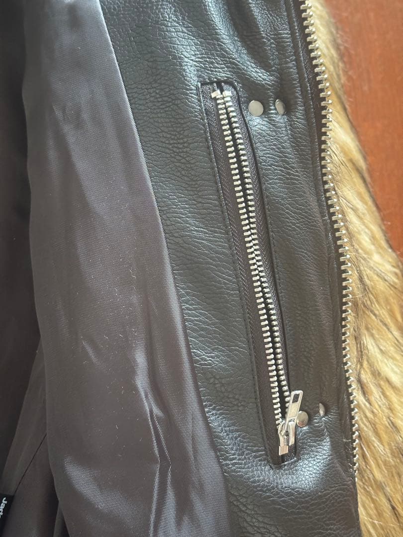 JADED LONDON フェイクファー　フーディ　ジャケット　美品