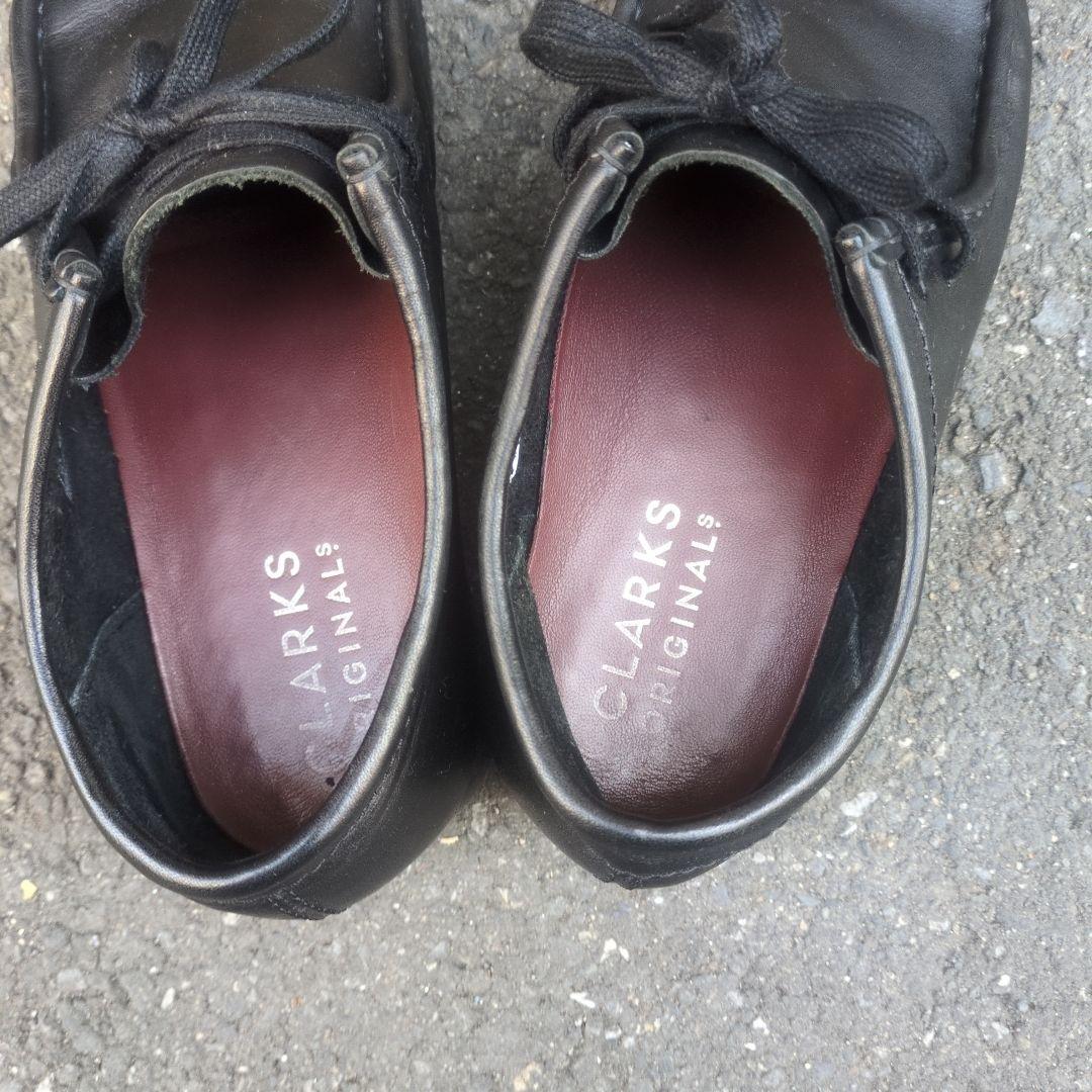 あ*あ様 クラークス オリジナルズ　ワラビー　BLACKレザー