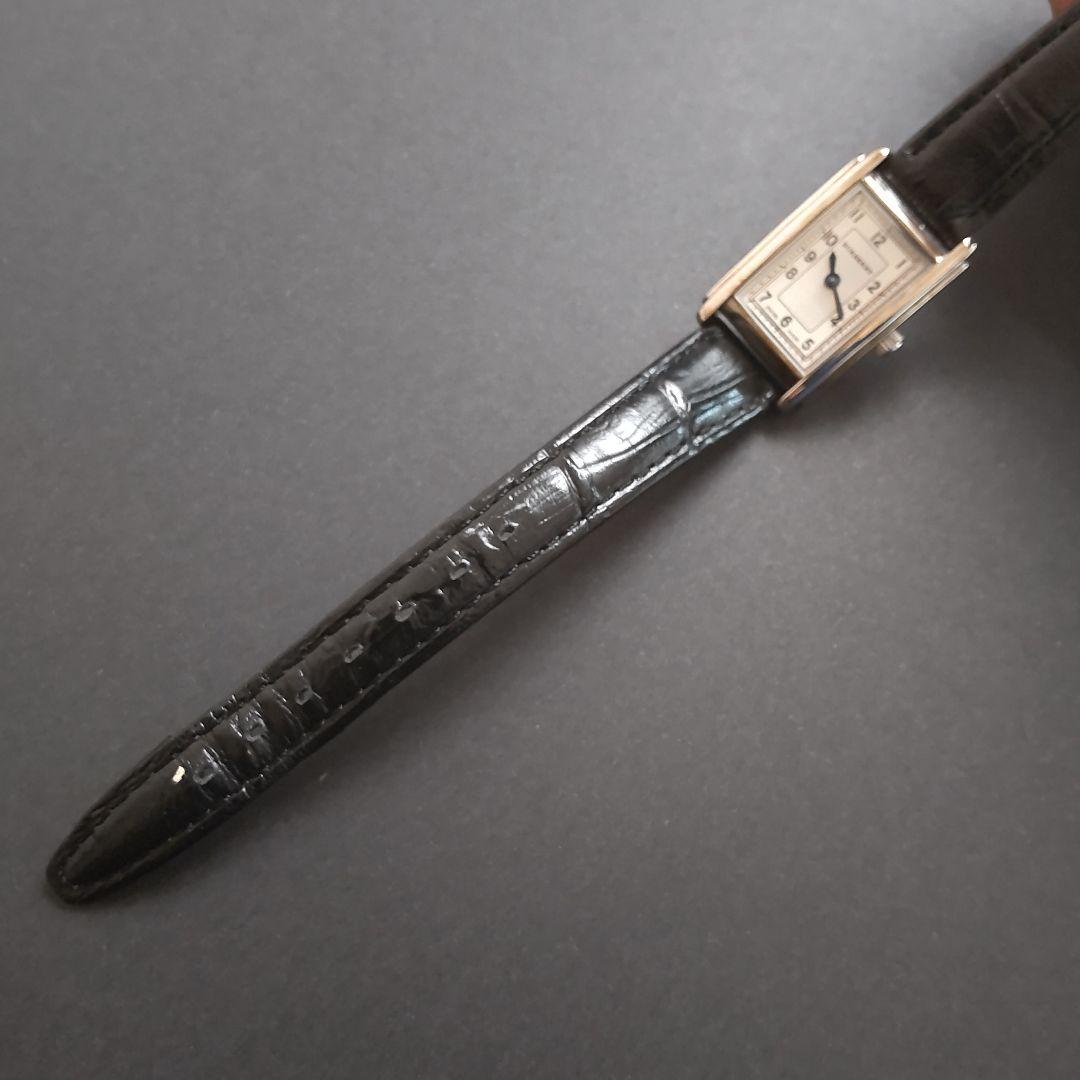 最終価格 BURBERRY バーバリー レディース腕時計 12100L スクエア