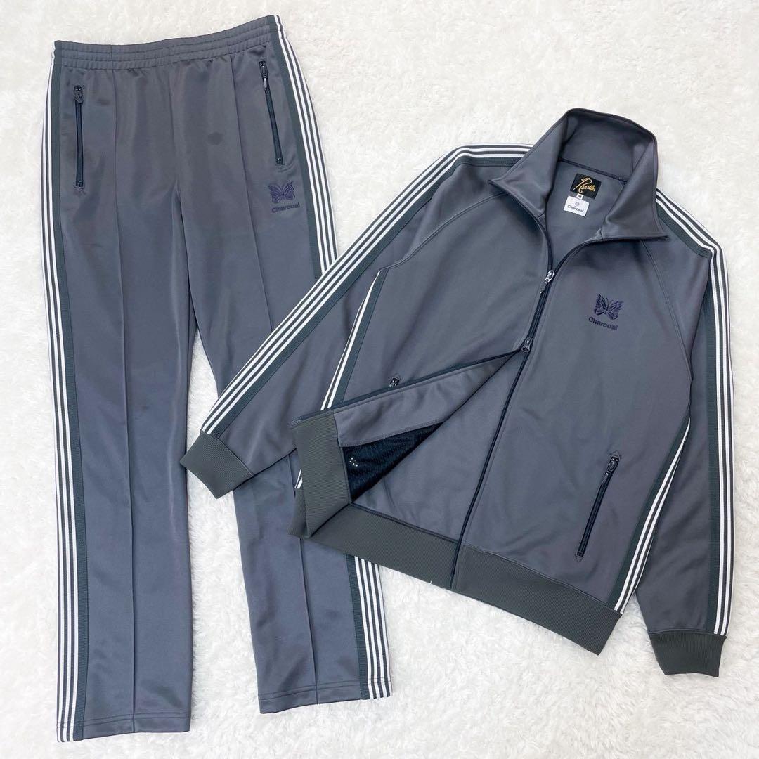 未使用級 NEEDLES × Charcoal ジャージ セットアップ グレー