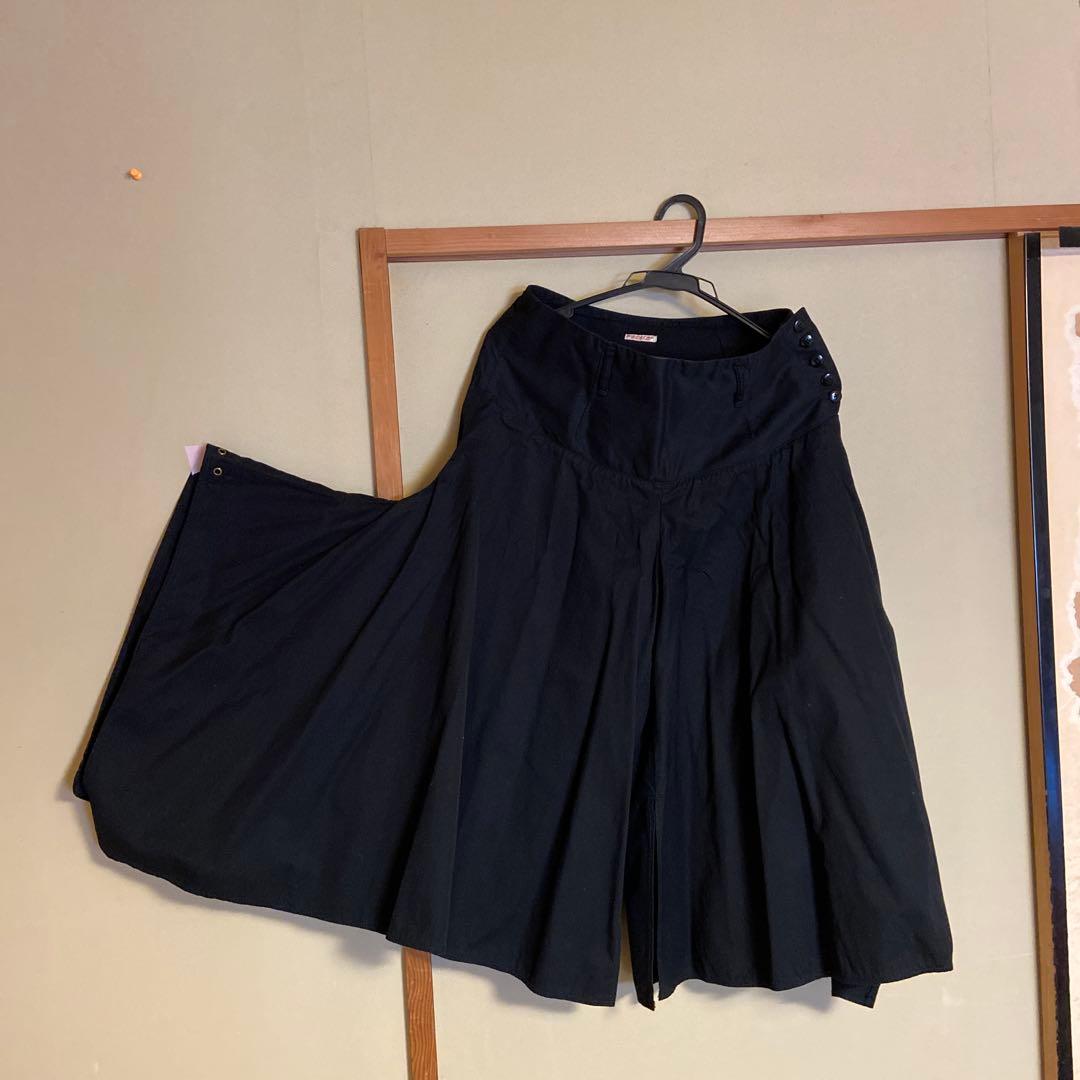 KAPITAL黒ワイドパンツ