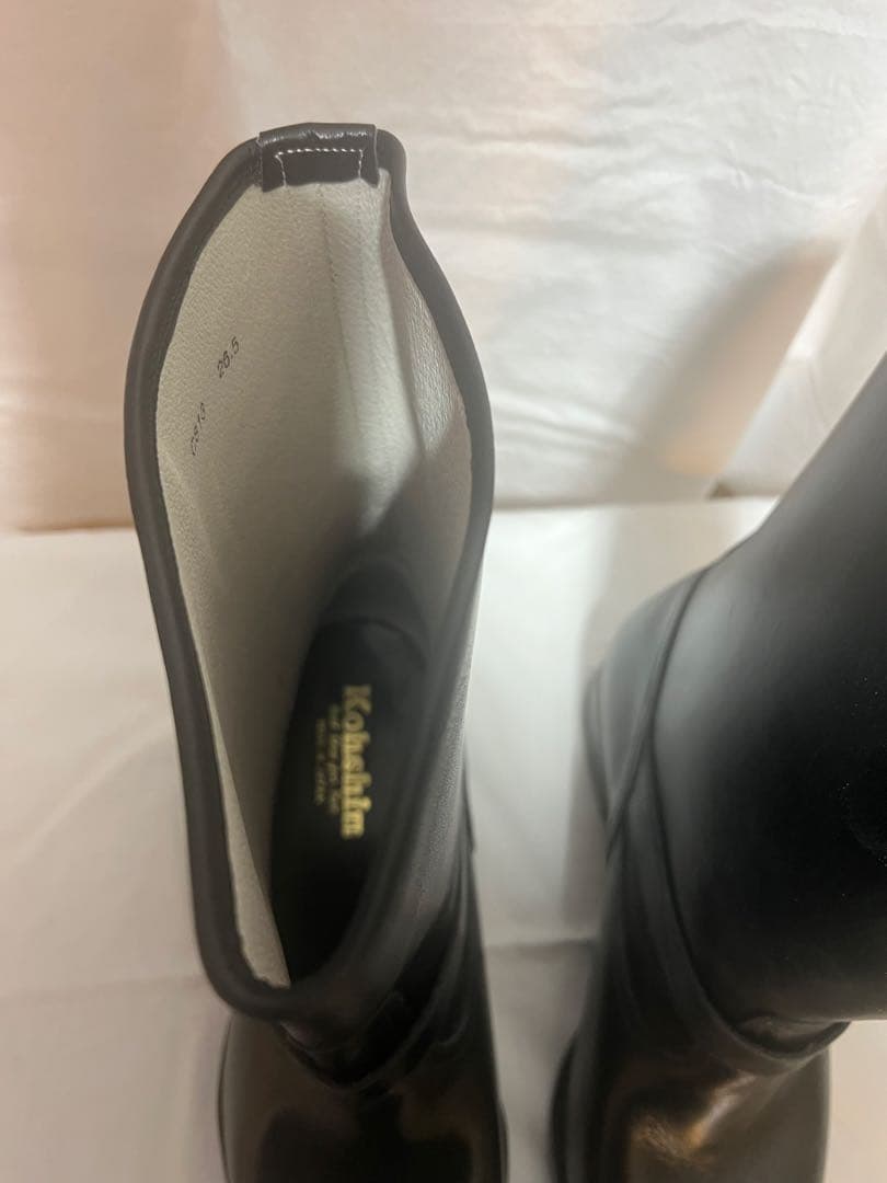 弘進ゴム 半長靴C-813耐油底ブラック 作業用 消防団仕事用メンズ 作業半長靴