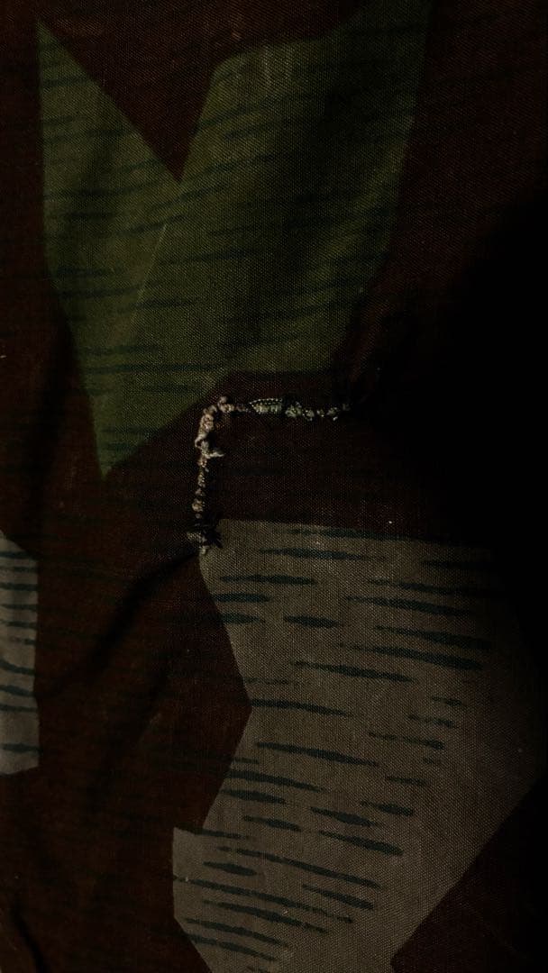 実物　ドイツ国防軍　ナチ◯ドイツ　軍幕　　スプリンターカモM31 2枚セット