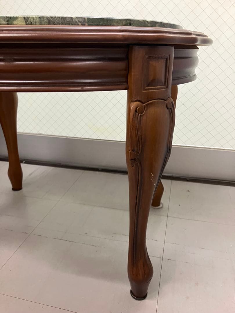 イタリア製/アンティーク調/レジンテラゾー/猫脚