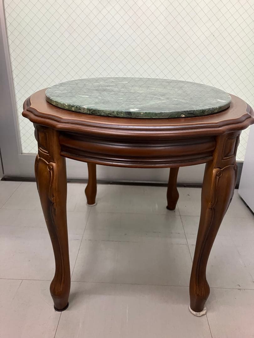 イタリア製/アンティーク調/レジンテラゾー/猫脚