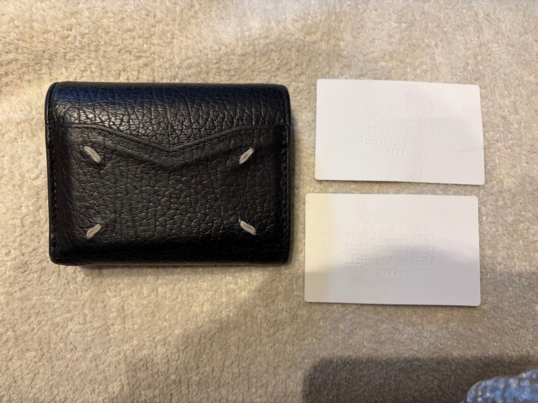 Maison Margiela 三つ折り財布 ブラック