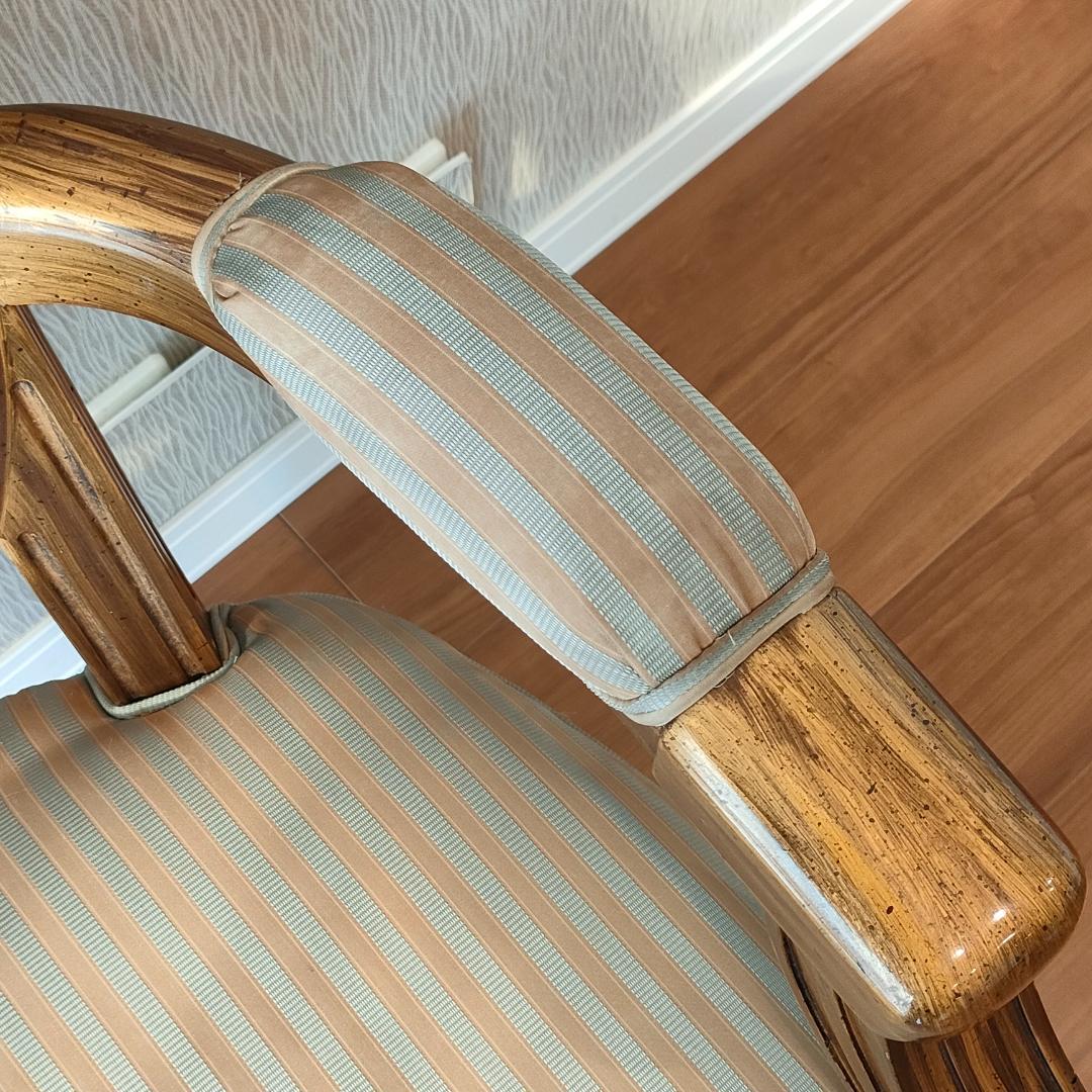 アンティーク　アームチェア　シャビーシック　リビングチェア①