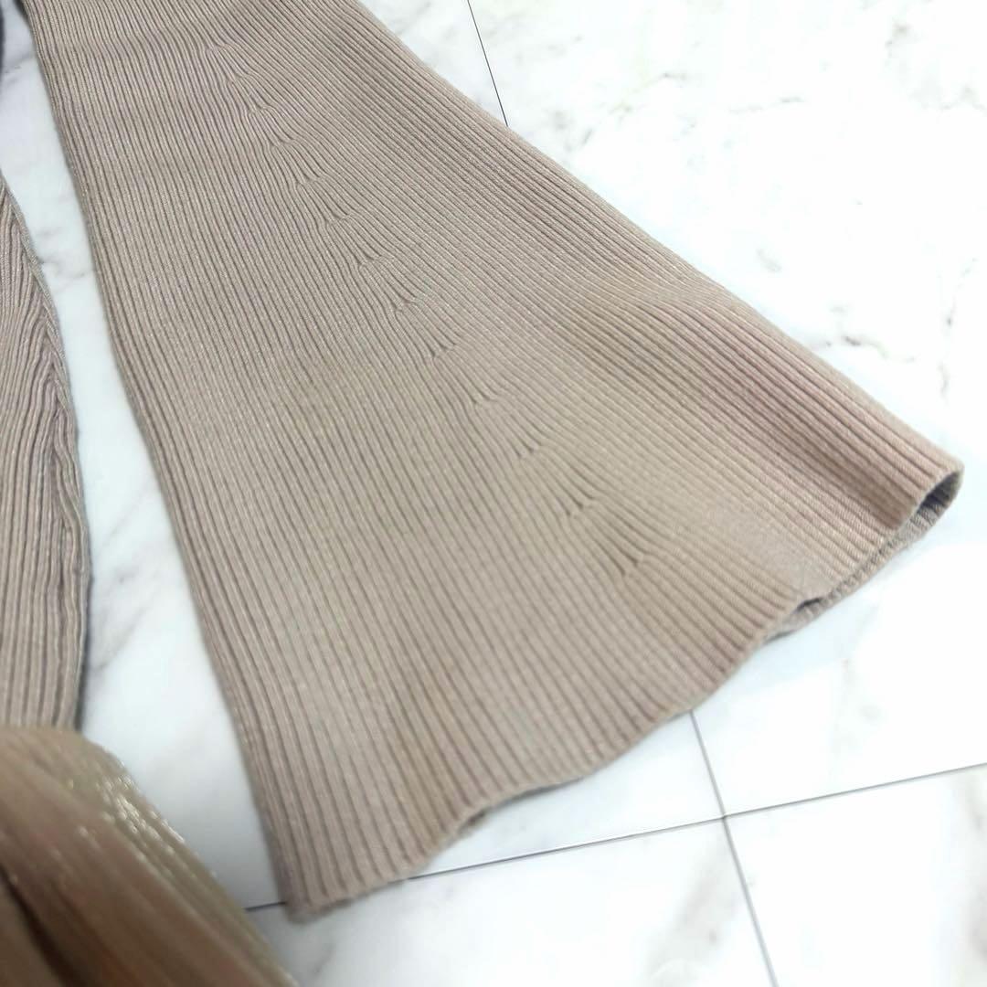 【美品】2024✨完売品 アニュアンス ドッキングニットワンピース 美シルエット