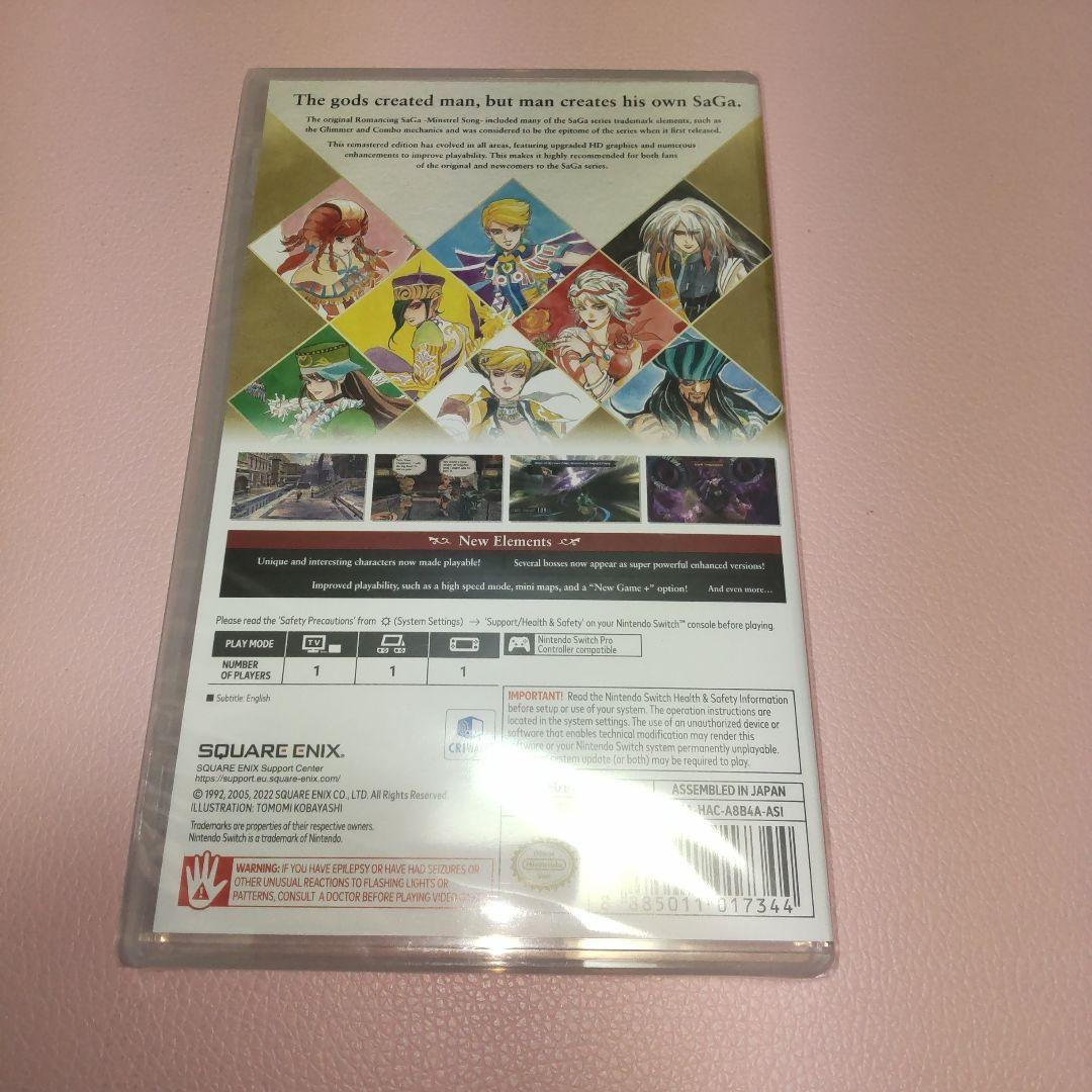 ロマンシングサガ　ミンストレルソング Switchソフト　海外版