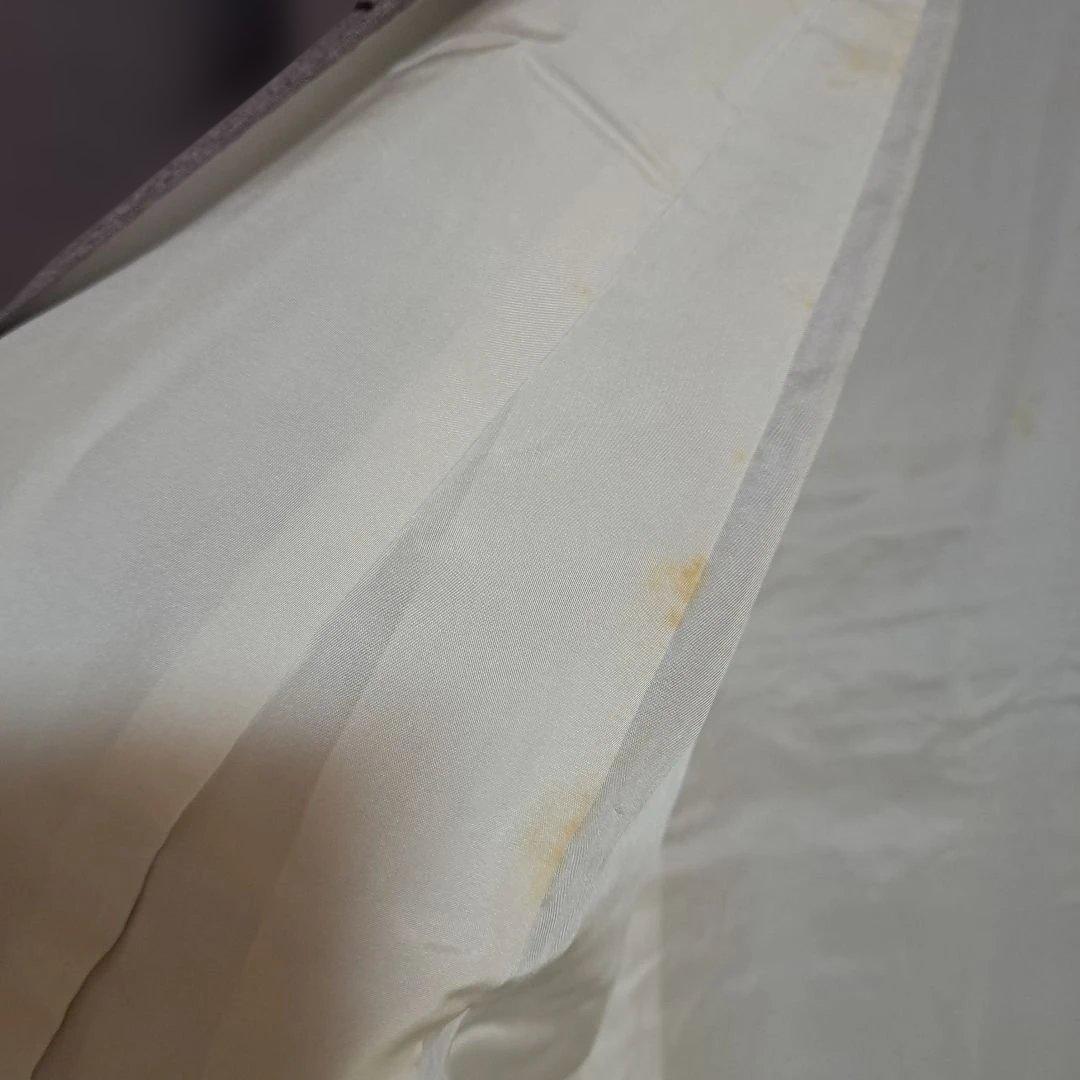 まあちゃん　紋付色無地　裄68+袋帯(付け帯加工)+バイヤス半衿+帯締め