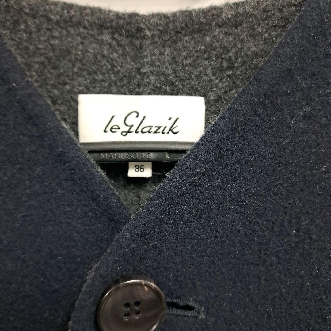 Le glazik(ル グラジック)ウールリバー ジャケット36定価44000円