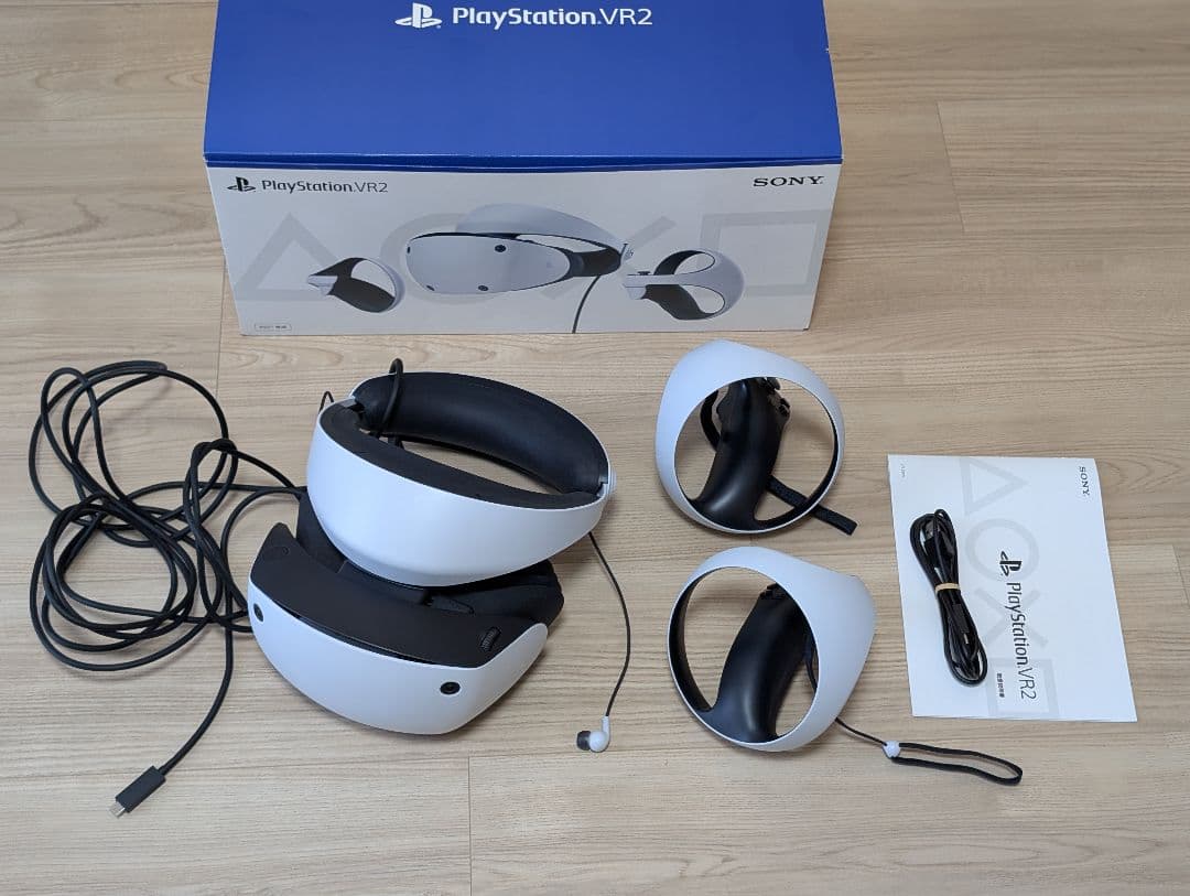 (送料無料)PS5VR2、Senseコントローラー充電スタンド付き