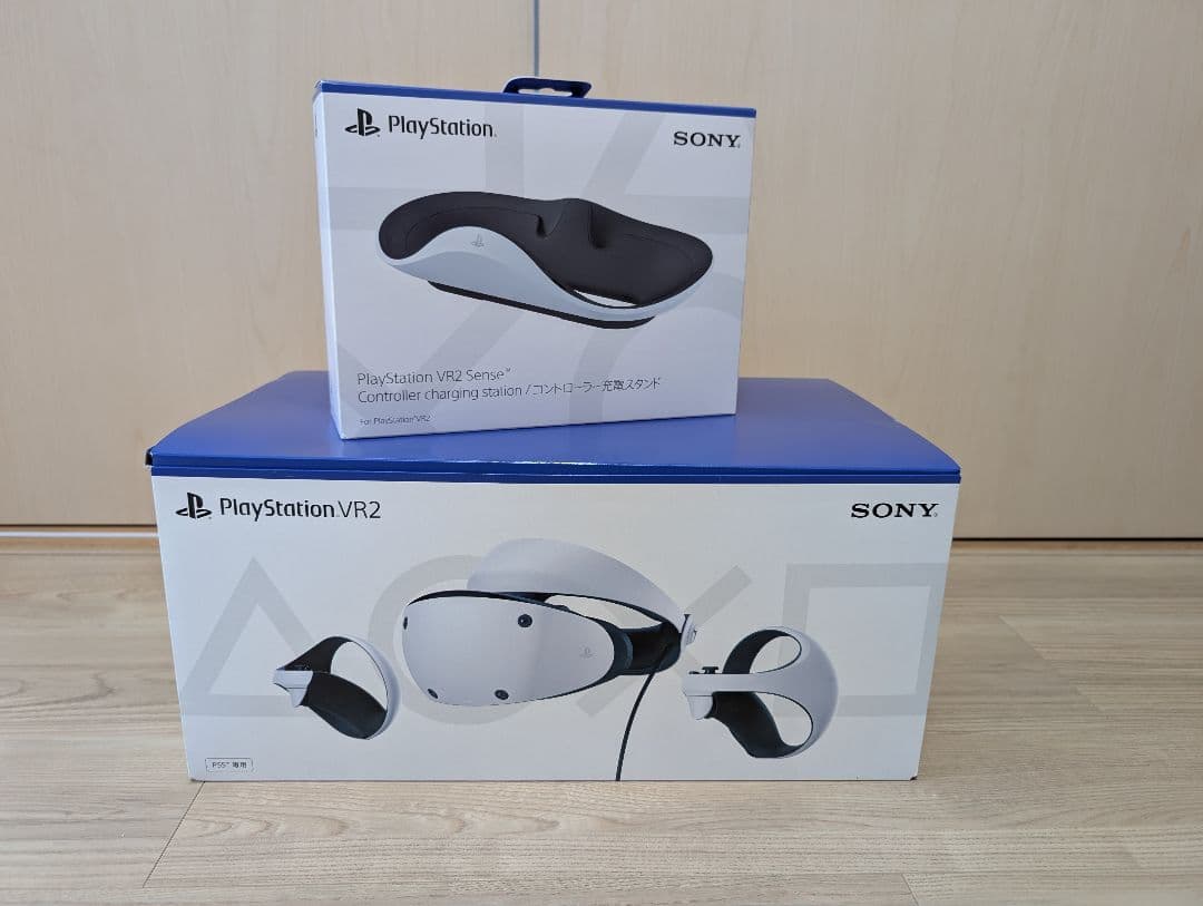 (送料無料)PS5VR2、Senseコントローラー充電スタンド付き
