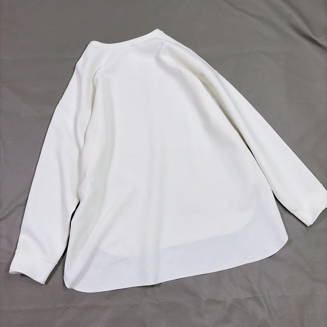 Whim Gazette ウィムガゼット　Vガゼットプルオーバー　ホワイト36