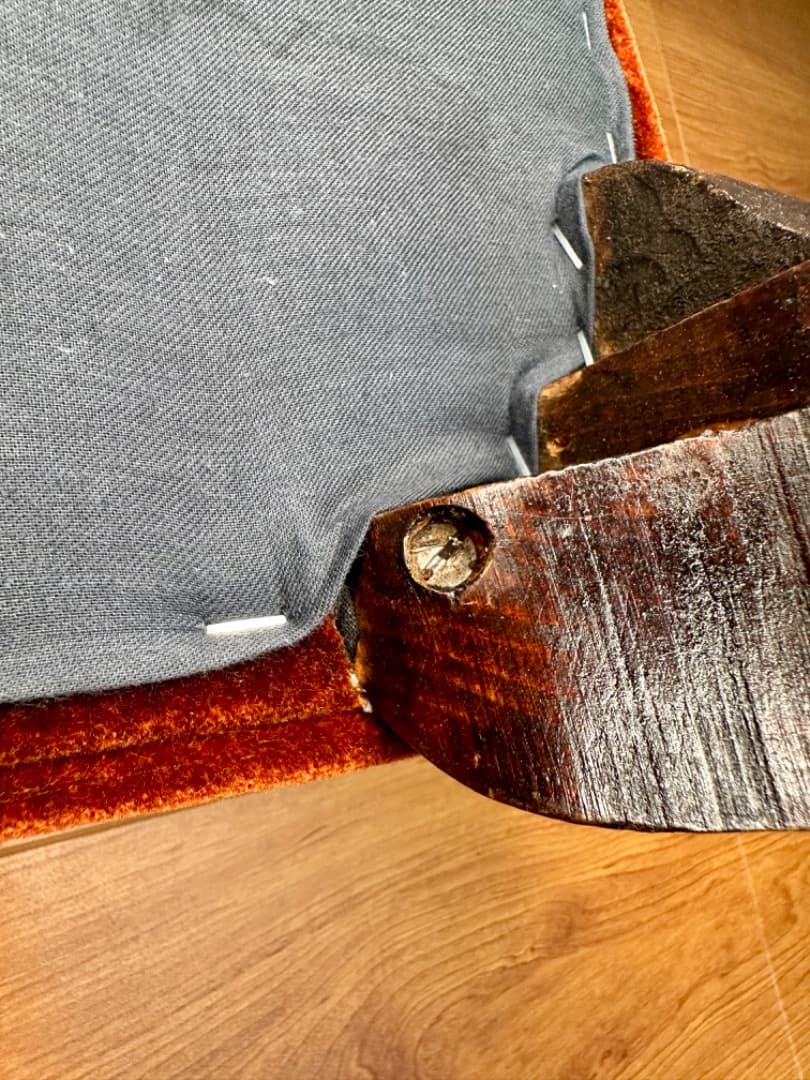 イギリス アンティーク フットスツール オットマン