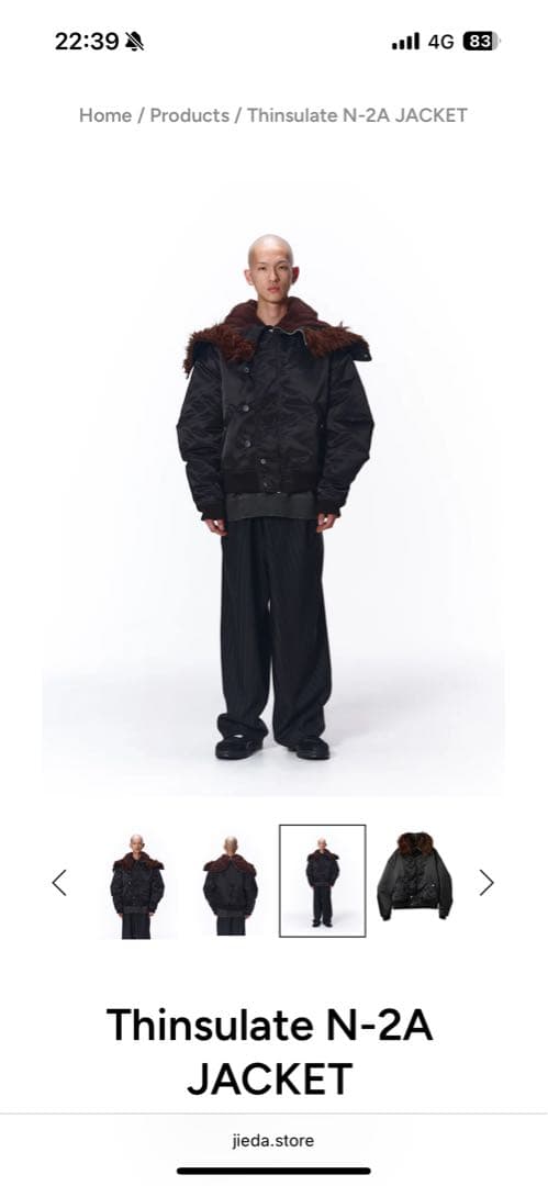 最終価格Thinsulate N-2A JACKET jieda n2b