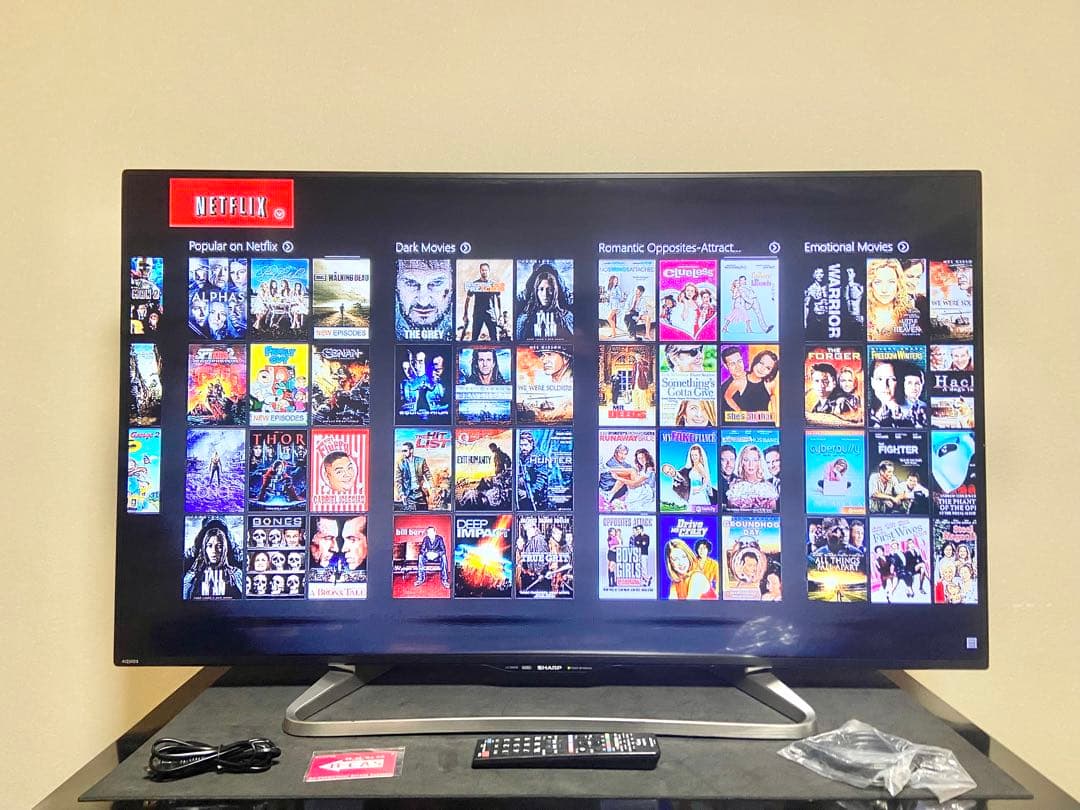 【今だけ優待価格】SHARP AQUOS 50V型フルHD・Wチューナー裏録