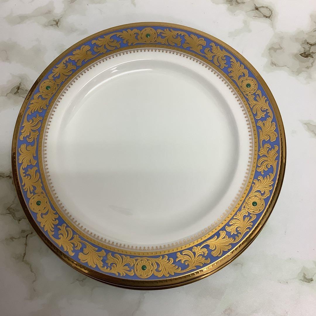 新品　ノリタケ　Noritake グランブロシェ 17㌢　4枚　プレート　お皿