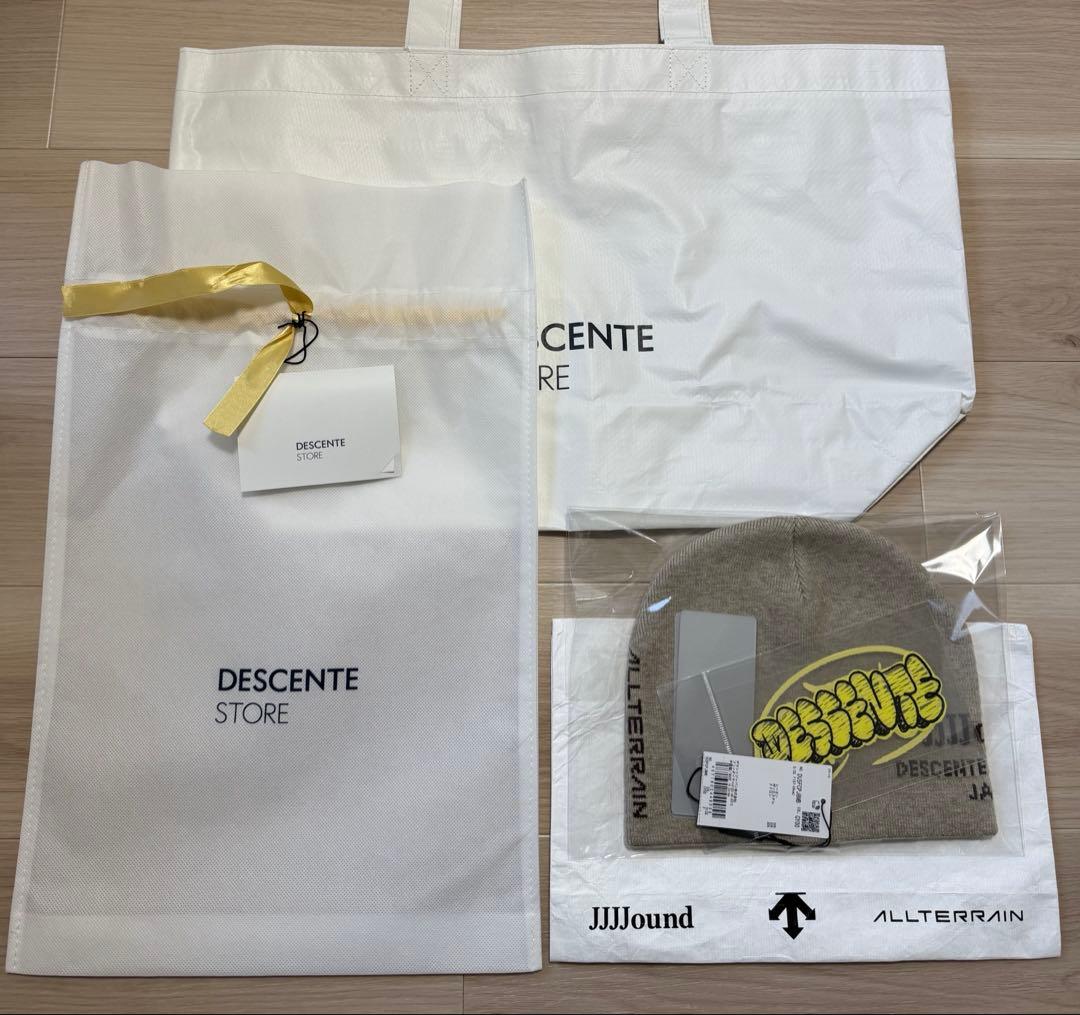 descente × jjjjound allterrain ビーニー グレー