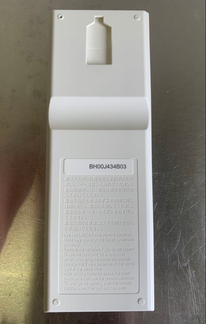 MITSUBISH 三菱 エアコン リモコン BH00J434B03 動作品