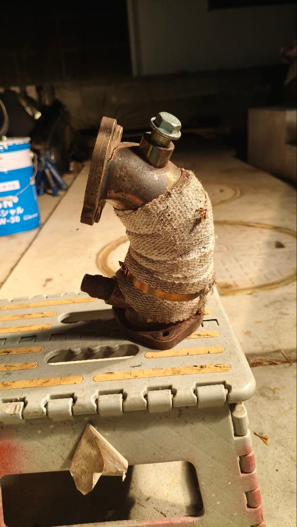 180sx　シルクロードエキマニ＆東名アウトレットSET　要補修　排気漏れ有り