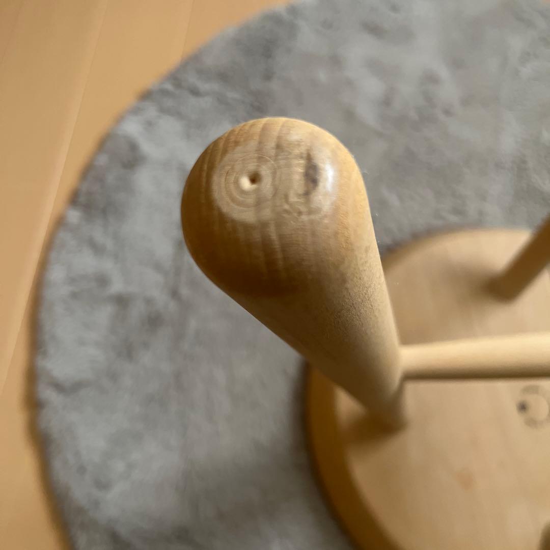 【美品】デンマーク　WERNER シューメーカーチェア　木製スツール　アクタス