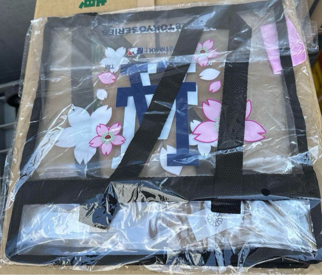 村上隆 x MLB Dodgers Tote Bag \"Clear\"